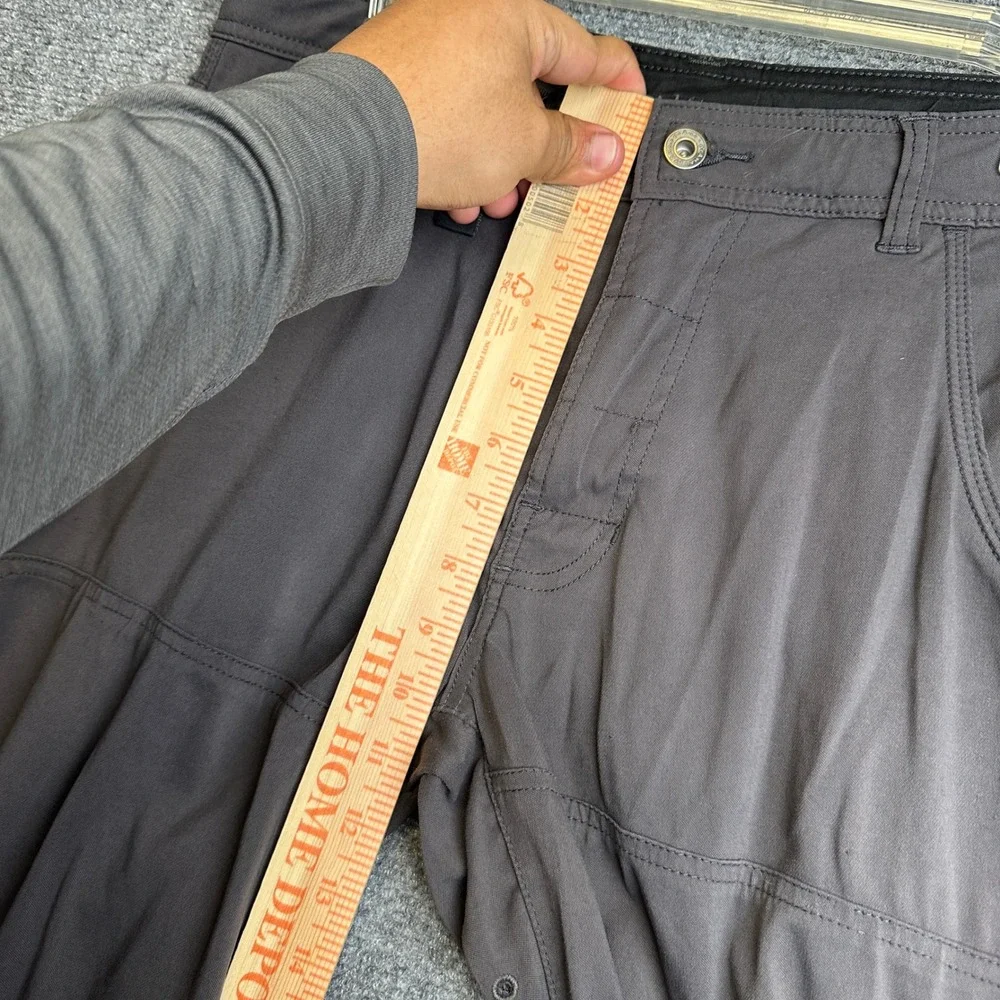 Prana Zion Cargo Pants Mens 30 Gray Hiking Outdoor Climbing Stretch